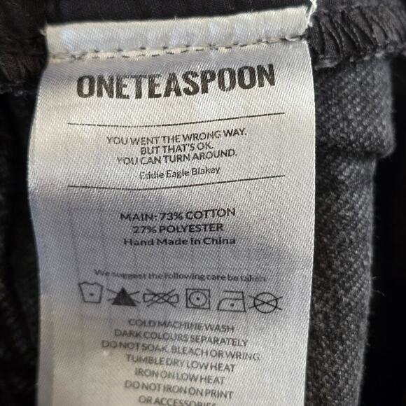 One Teaspoon Black Distressed Shorts - Picture 11 of 11